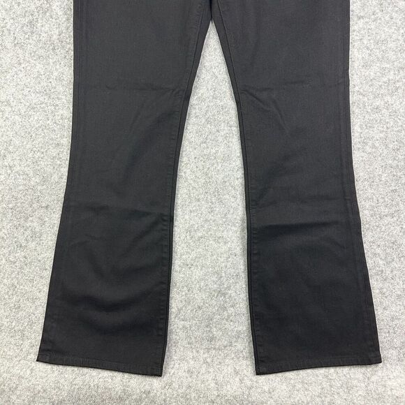 Lauren Ralph Lauren LRL Jeans Womens 10 Black Classic Bootcut Flap Pockets Boho - Picture 4 of 15